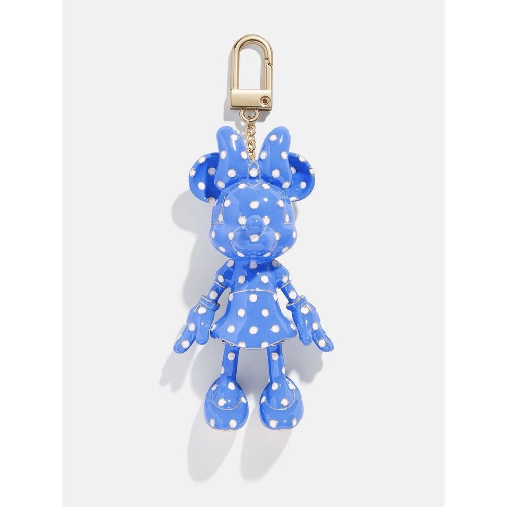 BRAND NEW Baublebar Disney Minnie Mouse Blue Polka Dot Bag Charm